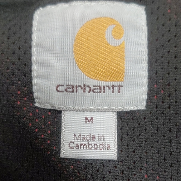 Carhartt Mens Bright Red Raincoat - Picture 3 of 5